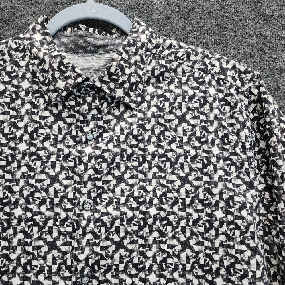 Robert Graham Men's Classic Fit Geometric Abstract Cotton Button Down Shirt XL